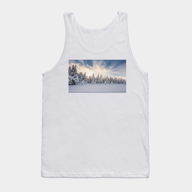 Winter in Yellowstone Tank Top by StacyWhite